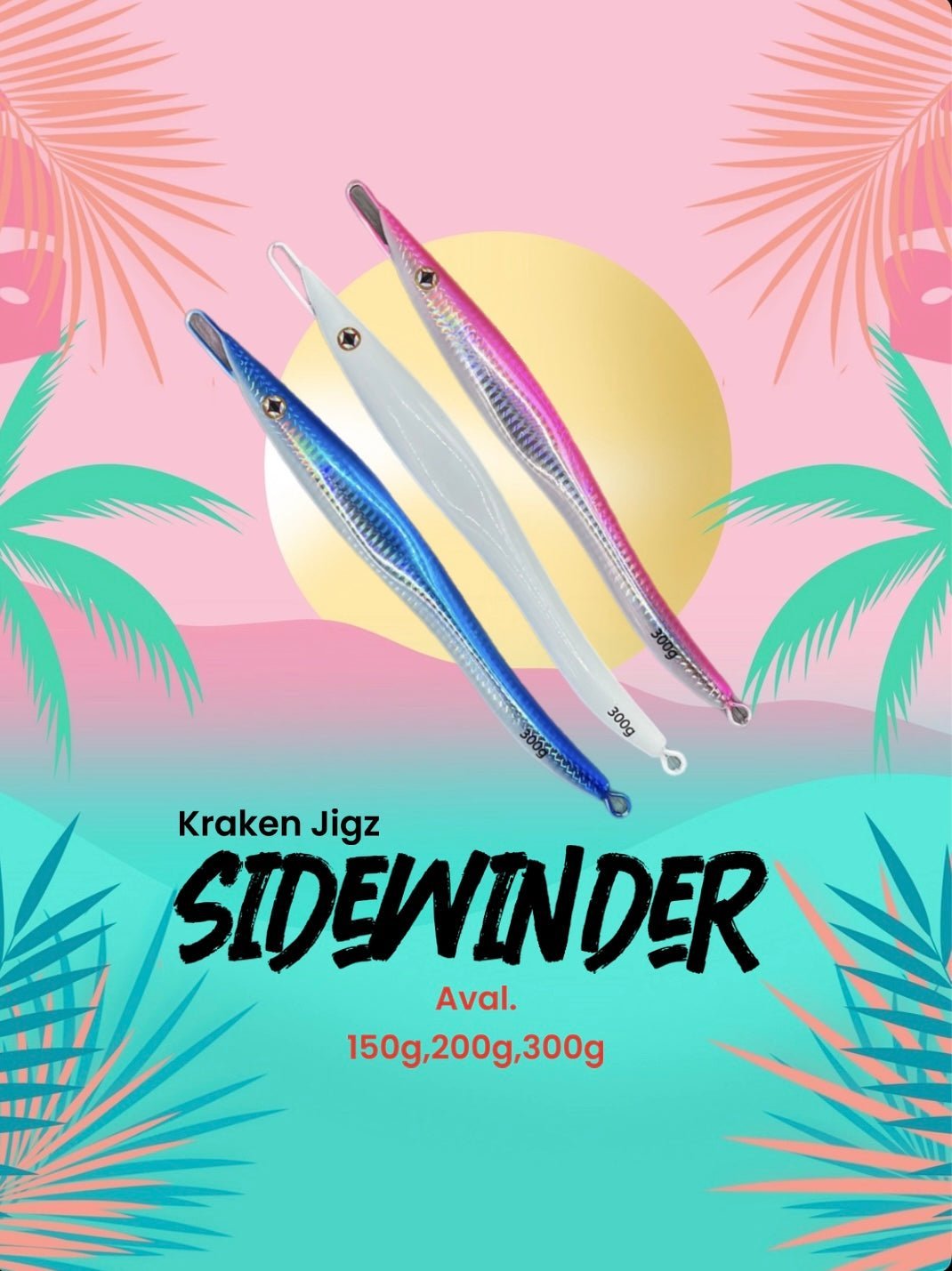 Kraken Jigz Sidewinder Slow Pitch Jig | 150g–300g