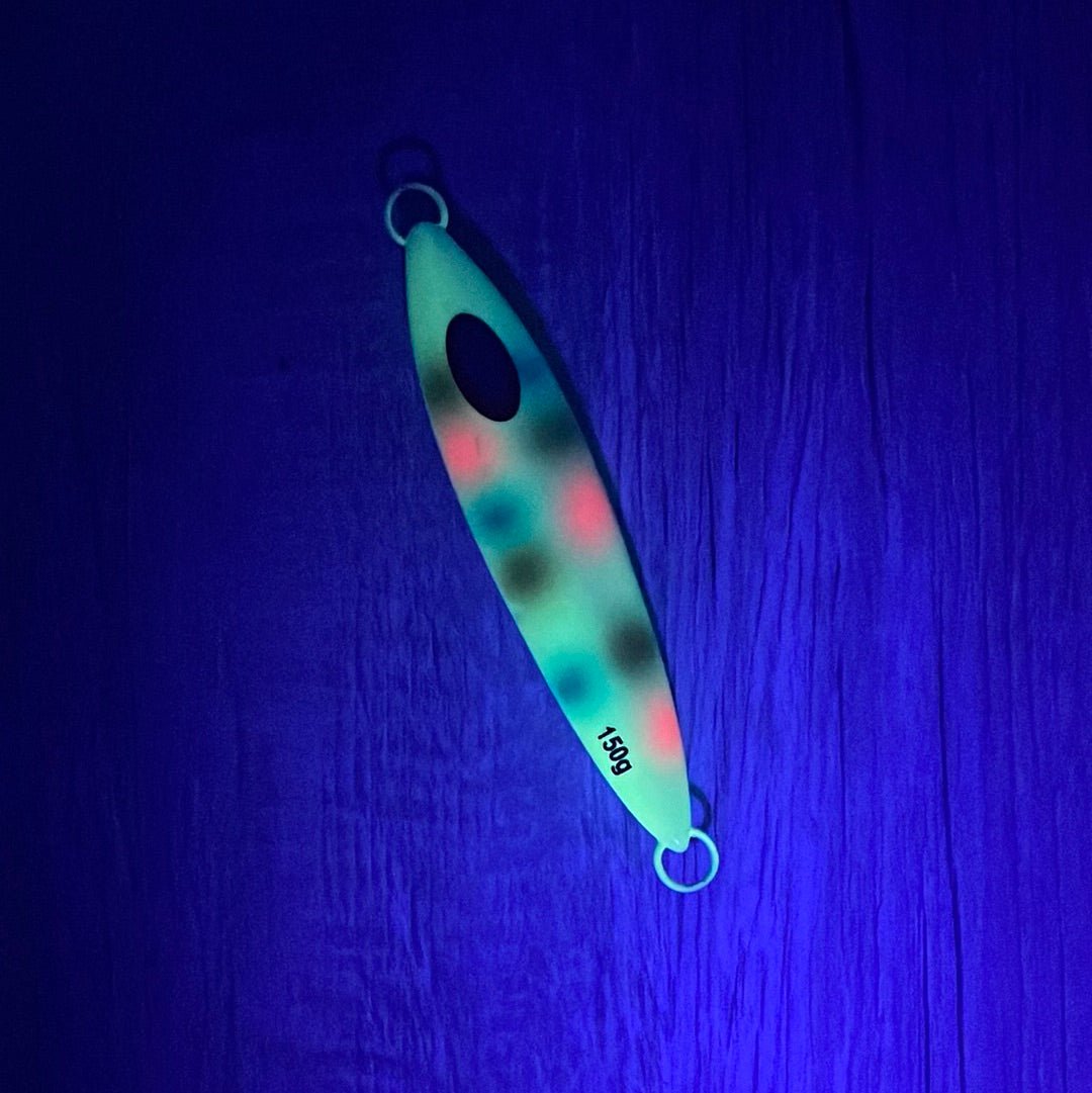 Kraken Jigz Rip Curl Confetti UV Slow Pitch Jig | 150g