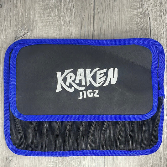 Kraken Jigz Roll-Up Jig Wallet | Holds Up to 12 Jigs