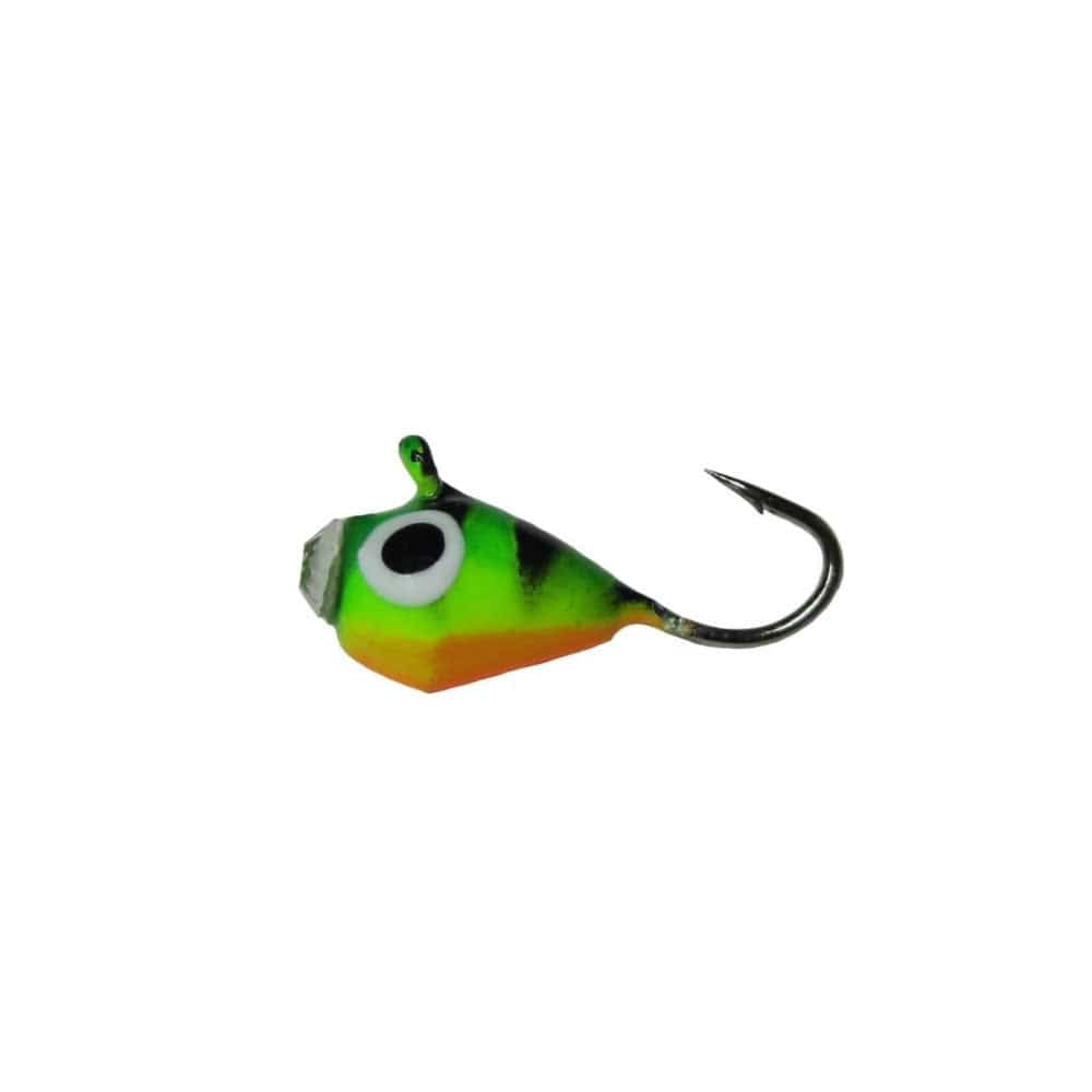 Skandia Diamond Tip Tungsten Ice Jig | Jewel-In-Head Flash | Panfish, Perch & Crappie | Assorted Colors | $3.00