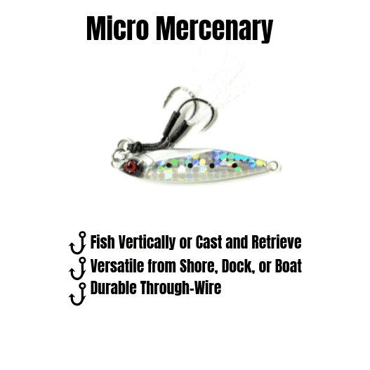 Submission Fishing Co. Micro Sumo & Mercenary 4-Pack | Slow Pitch Jig | 10g & 15g | Two Profiles | Save 10%