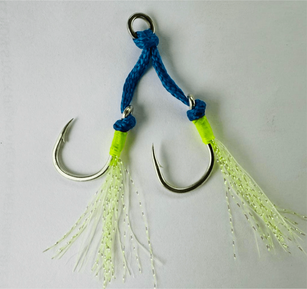 Kraken Jigz Mini Strike Twin Assist Jigging Hooks | 1/0 & 2/0