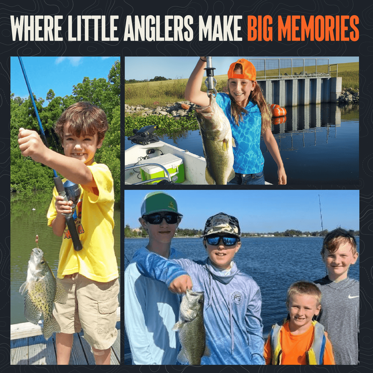 MONSTERBASS Kids Create a Bait Fishing Kit | Paint 3 Custom Lures | Beginner Fishing Kit | Activity Guidebook | Fun Size & Super Fun Size