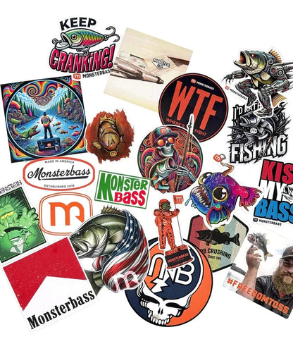MONSTERBASS Dock Fishing Magic Box | 13 Fishing, Dobyn's, XZONE, Booyah & More | Skip, Flip & Burn Docks | Curated Tackle Bundle