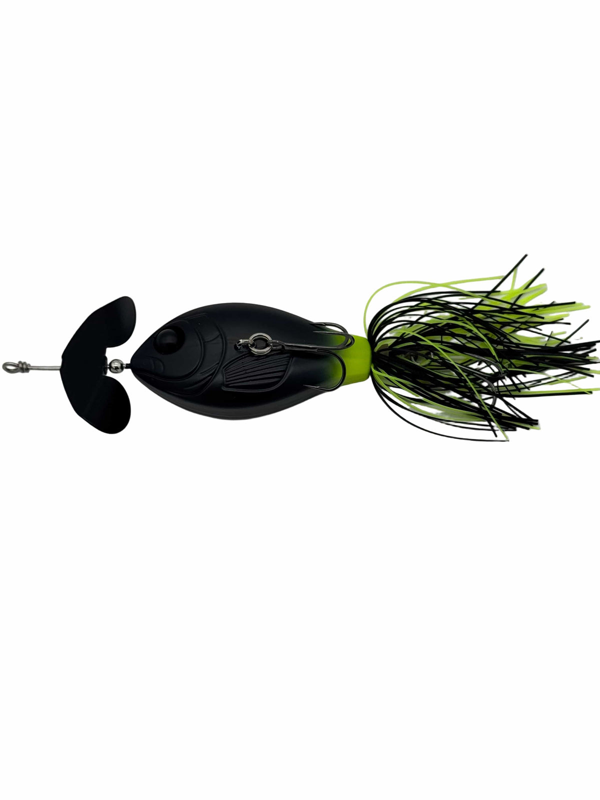 GRASSBURNER | Inline Buzz Bait | Dual BKK Trebles | Sideways Action | 7 Colors | Topwater Bass | MONSTERBASS