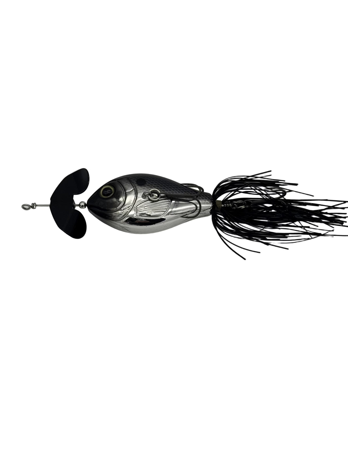 GRASSBURNER | Inline Buzz Bait | Dual BKK Trebles | Sideways Action | 7 Colors | Topwater Bass | MONSTERBASS