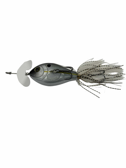 GRASSBURNER | Inline Buzz Bait | Dual BKK Trebles | Sideways Action | 7 Colors | Topwater Bass | MONSTERBASS