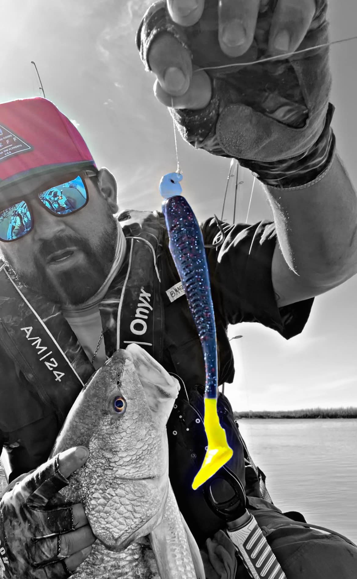 Knockin Tail Lure 5in Morning Glory 6pk — Built-In Tail Rattle