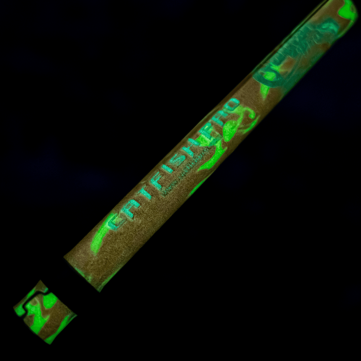 Catfish Pro Orange Dragon Fire Casting Glow Rod | 7'6"