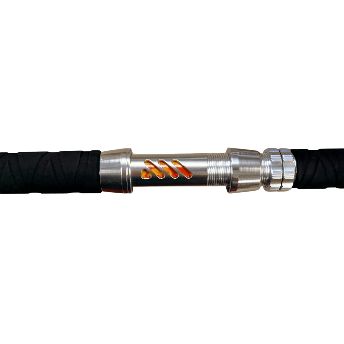 Catfish Pro Orange Dragon Fire Spinning Glow Rod | 7'6"