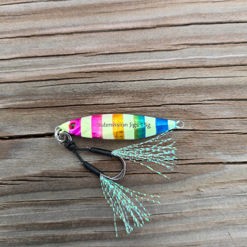 Submission Fishing Co. Micro Sumo & Mercenary 4-Pack | Slow Pitch Jig | 10g & 15g | Two Profiles | Save 10%