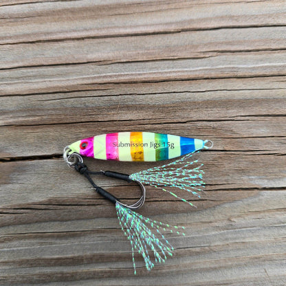 Submission Fishing Co. Micro Sumo & Mercenary 4-Pack | Slow Pitch Jig | 10g & 15g | Two Profiles | Save 10%