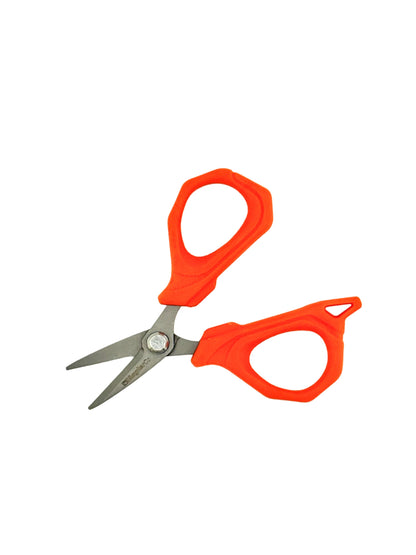 AnglerCo Core Series Braid Scissors | Teflon-Coated Stainless | Serrated Braid Edge | Saltwater