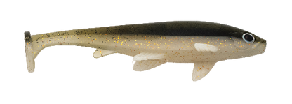 Fishing lure with a detailed design on a white background