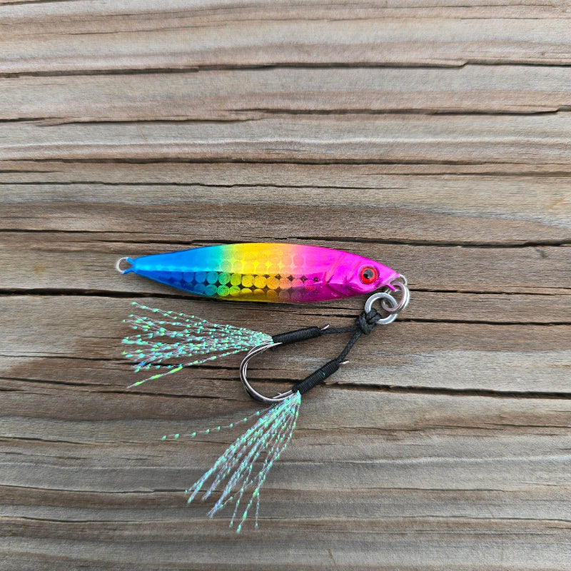 Submission Fishing Co. Micro Mercenary 4-Pack | Slow Pitch Jig | 10g & 15g | 4 Colors | Inshore & Freshwater