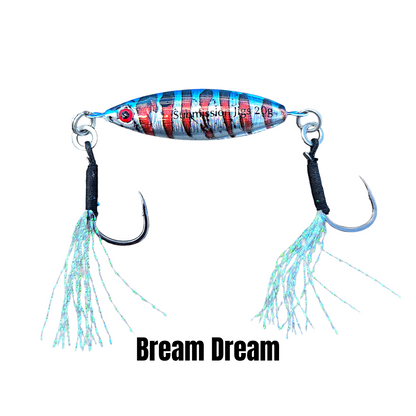 Submission Fishing Co. Sumo Slow Pitch Jig | Two-Face Rigging | Leaf Wobble | 20g | 7 Colors | Bay, Inshore & Surf