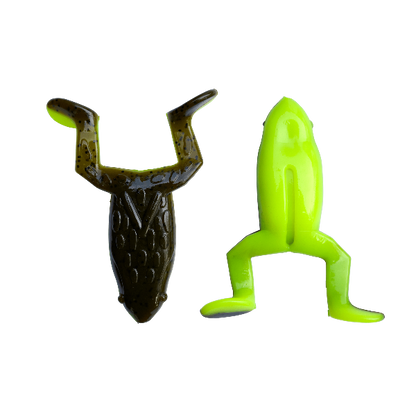 MONSTERBASS Best Toad Ever | Soft Plastic Toad | Topwater Bass | Grass, Mats & Lily Pads | 6 Colors