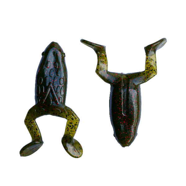 MONSTERBASS Best Toad Ever | Soft Plastic Toad | Topwater Bass | Grass, Mats & Lily Pads | 6 Colors