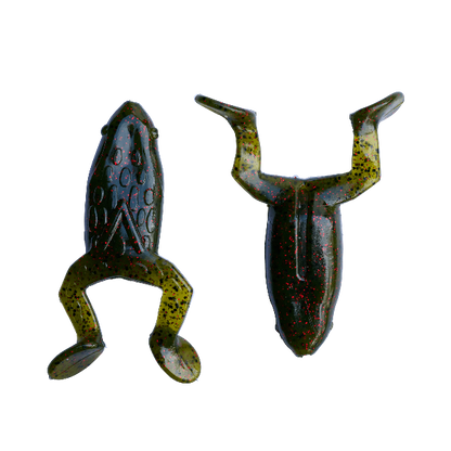 MONSTERBASS Best Toad Ever | Soft Plastic Toad | Topwater Bass | Grass, Mats & Lily Pads | 6 Colors