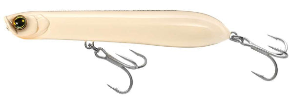 Fishing lure with a hook on a white background