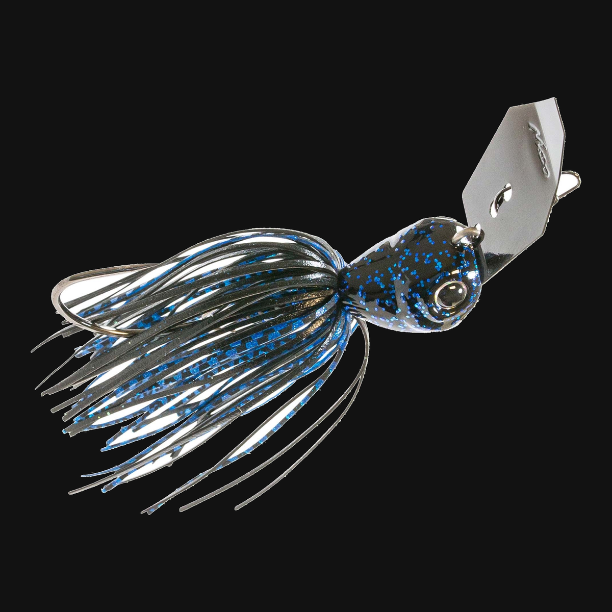 Z-Man ChatterBait JackHammer 1.25-ounce bladed jig in Black/Blue