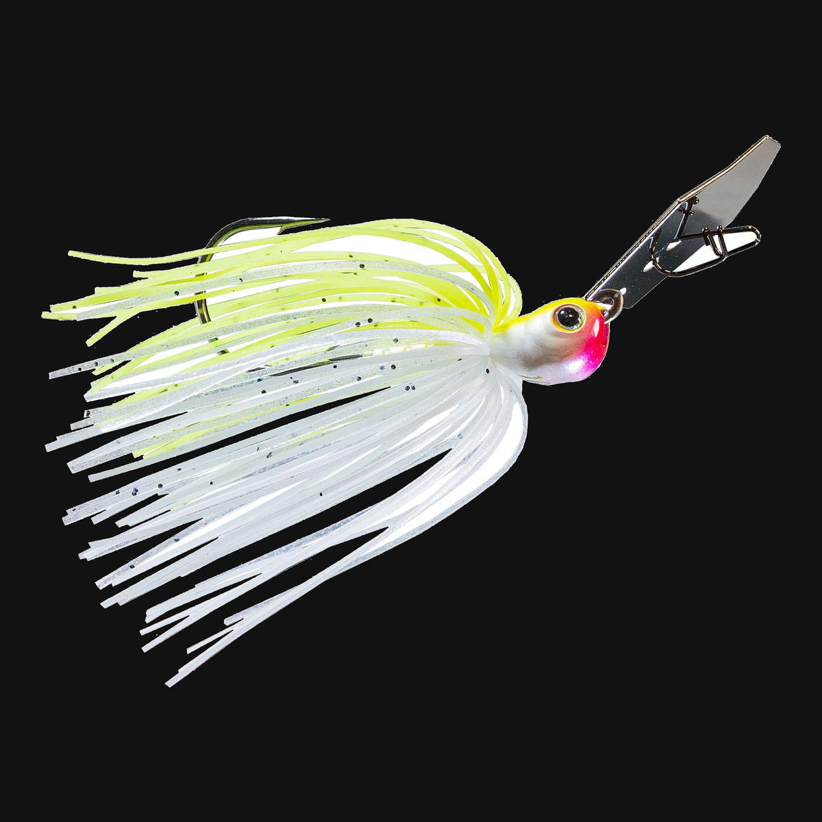 Z-Man ChatterBait JackHammer 3/8-ounce bladed jig in Chartreuse/White