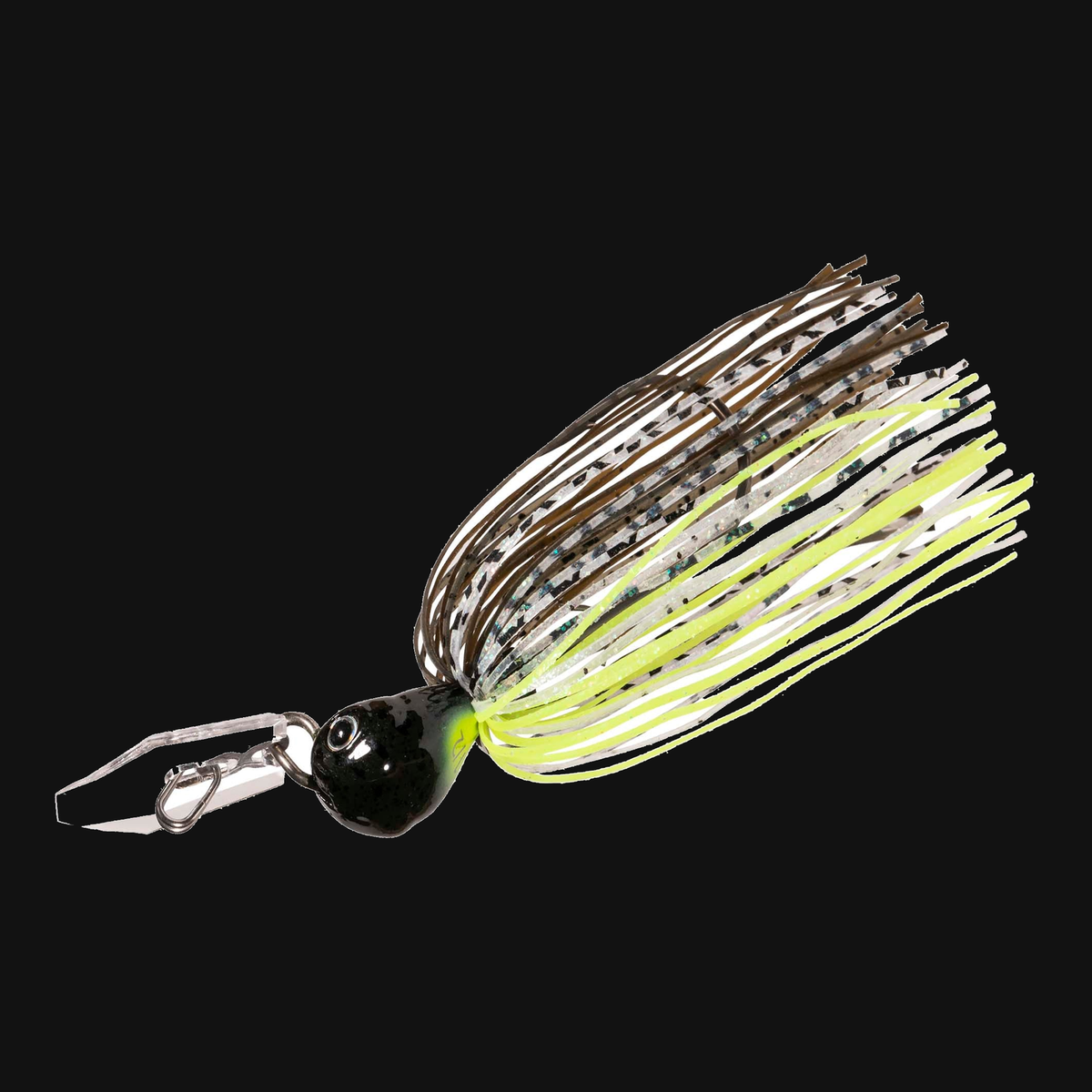 Z-Man ChatterBait JackHammer StealthBlade 1/2-ounce bladed jig in Bhite Delight