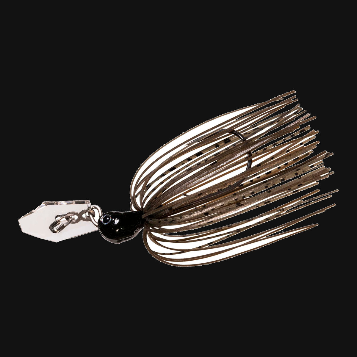 Z-Man ChatterBait JackHammer StealthBlade 3/8-ounce bladed jig in Green Pumpkin