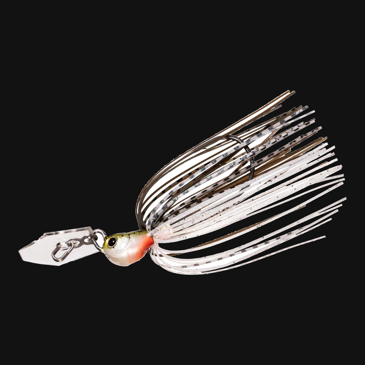 Z-Man ChatterBait JackHammer StealthBlade 3/8-ounce bladed jig in Green Pumpkin Shad