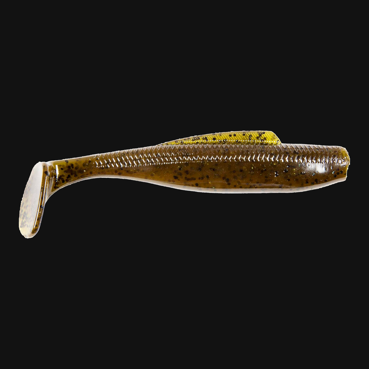 Z-Man DieZel MinnowZ in Green Pumpkin, paddle tail swimbait
