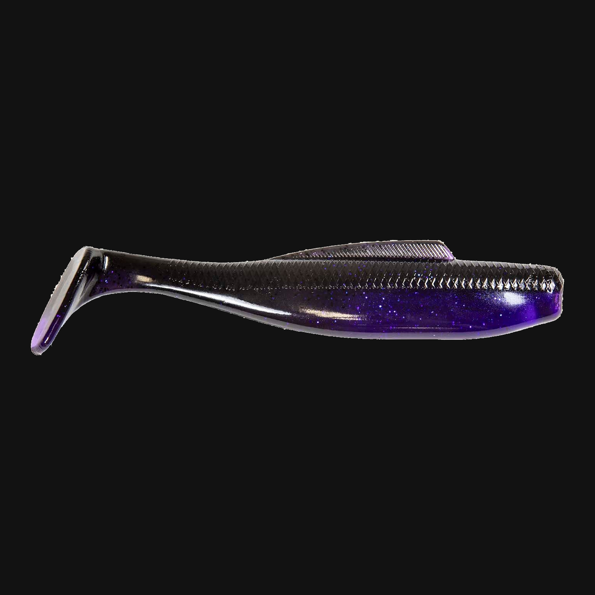 Z-Man DieZel MinnowZ in Purple Demon, paddle tail swimbait