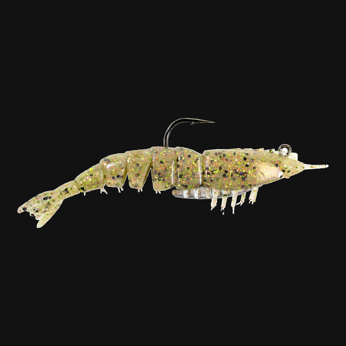 Z-Man TRD EZ ShrimpZ Rigged 3.5-inch shrimp bait in Greasy Prawn