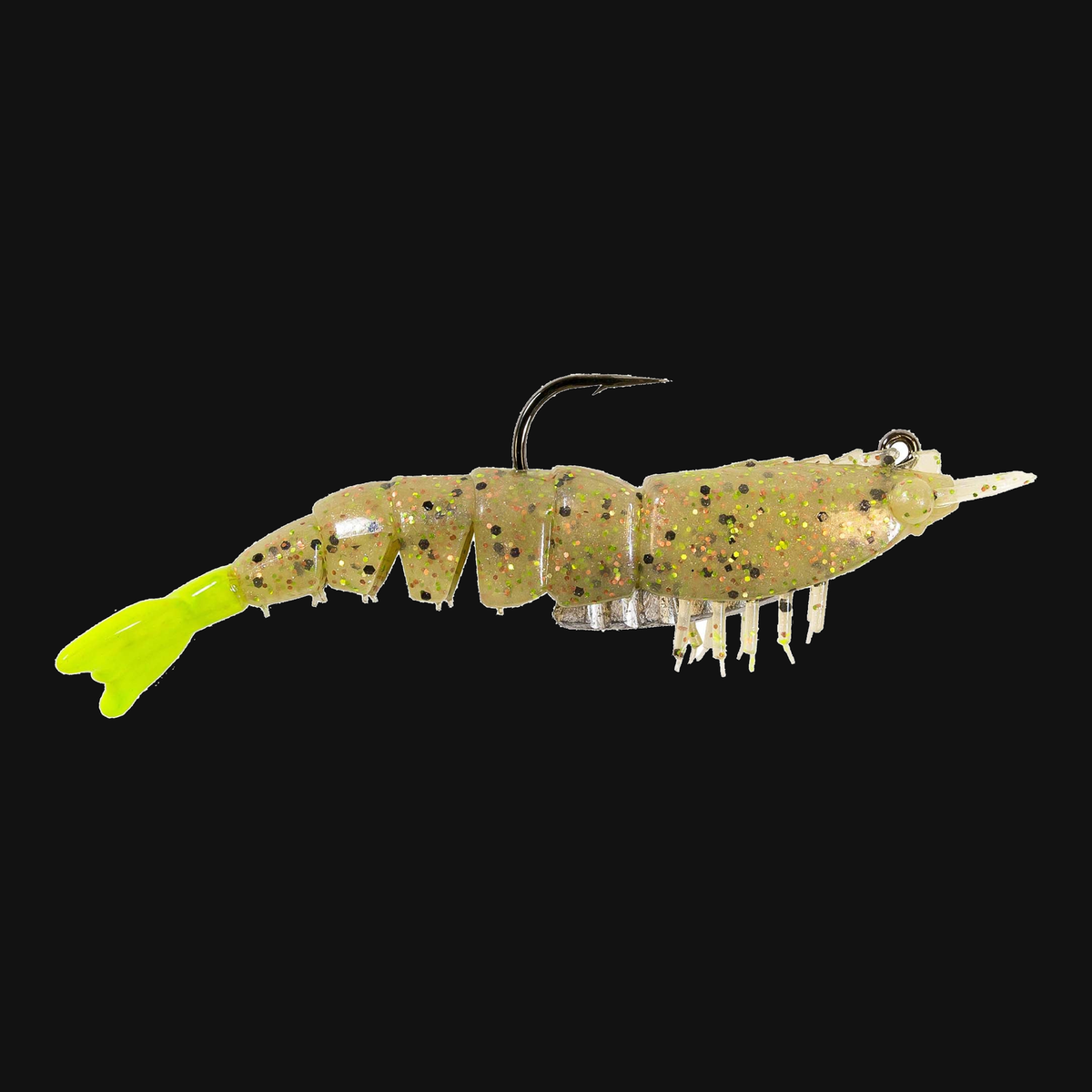 Z-Man TRD EZ ShrimpZ Rigged 3.5-inch shrimp bait in Fried Chicken