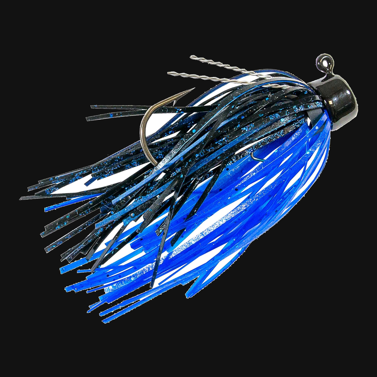 Z-Man ShroomZ™ Micro Finesse Jig, 3/16 oz (2-pack) / Black/Blue