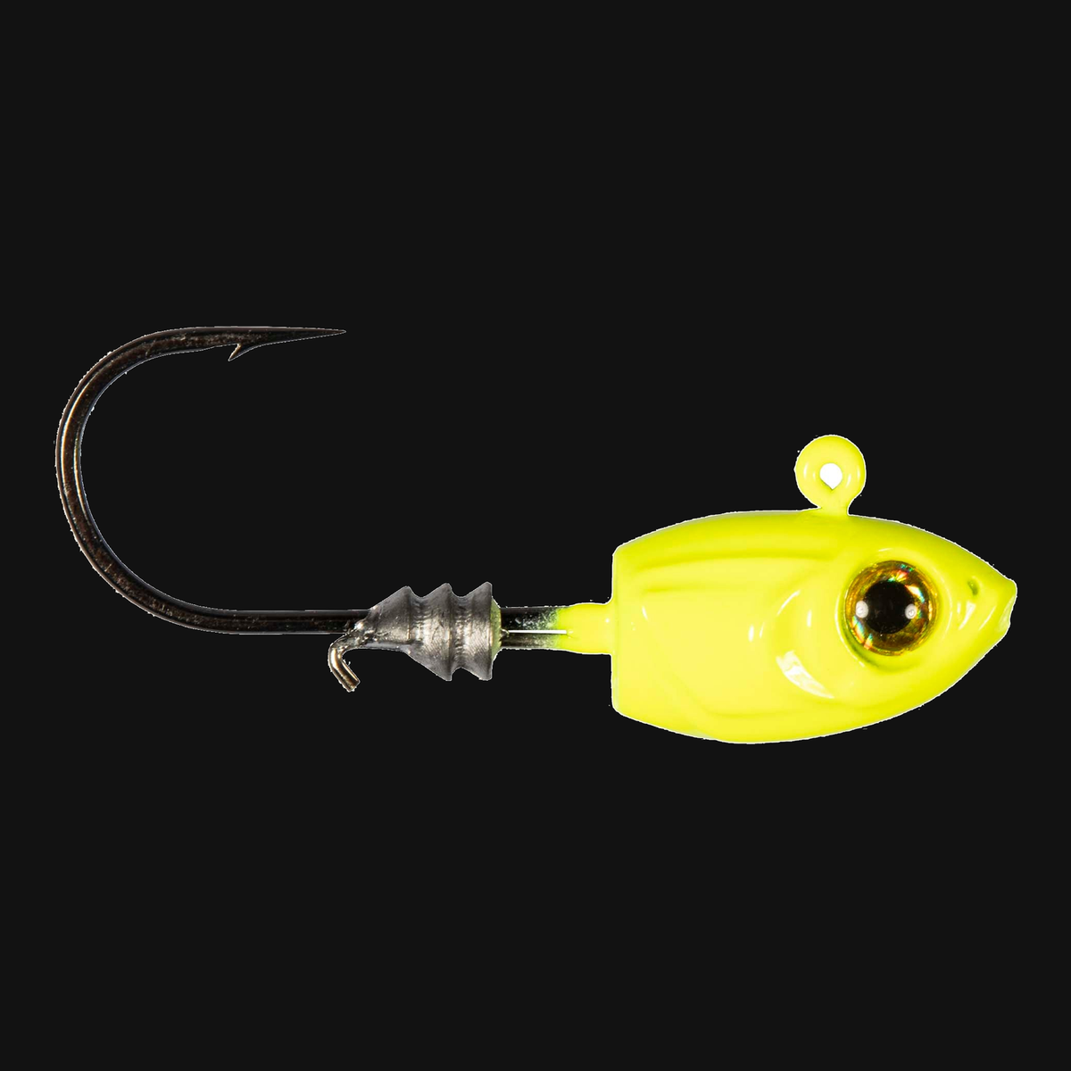 Z-Man Micro Shad HeadZ™, 1/8oz (4-pack) / Chartreuse