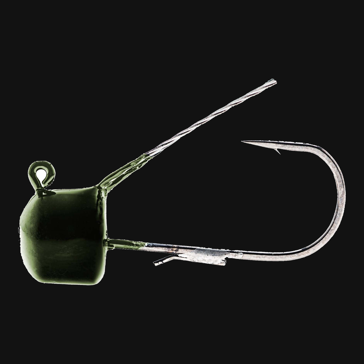 Z-Man Finesse ShroomZ Weedless 1/10-ounce Green Pumpkin jigheads, 5-pack