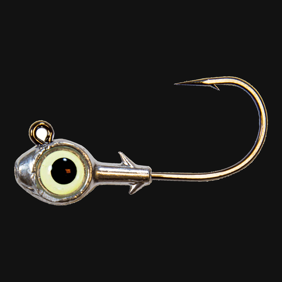 Z-Man Trout Eye® Jigheads, 1/4 oz (3-pack) / Glow