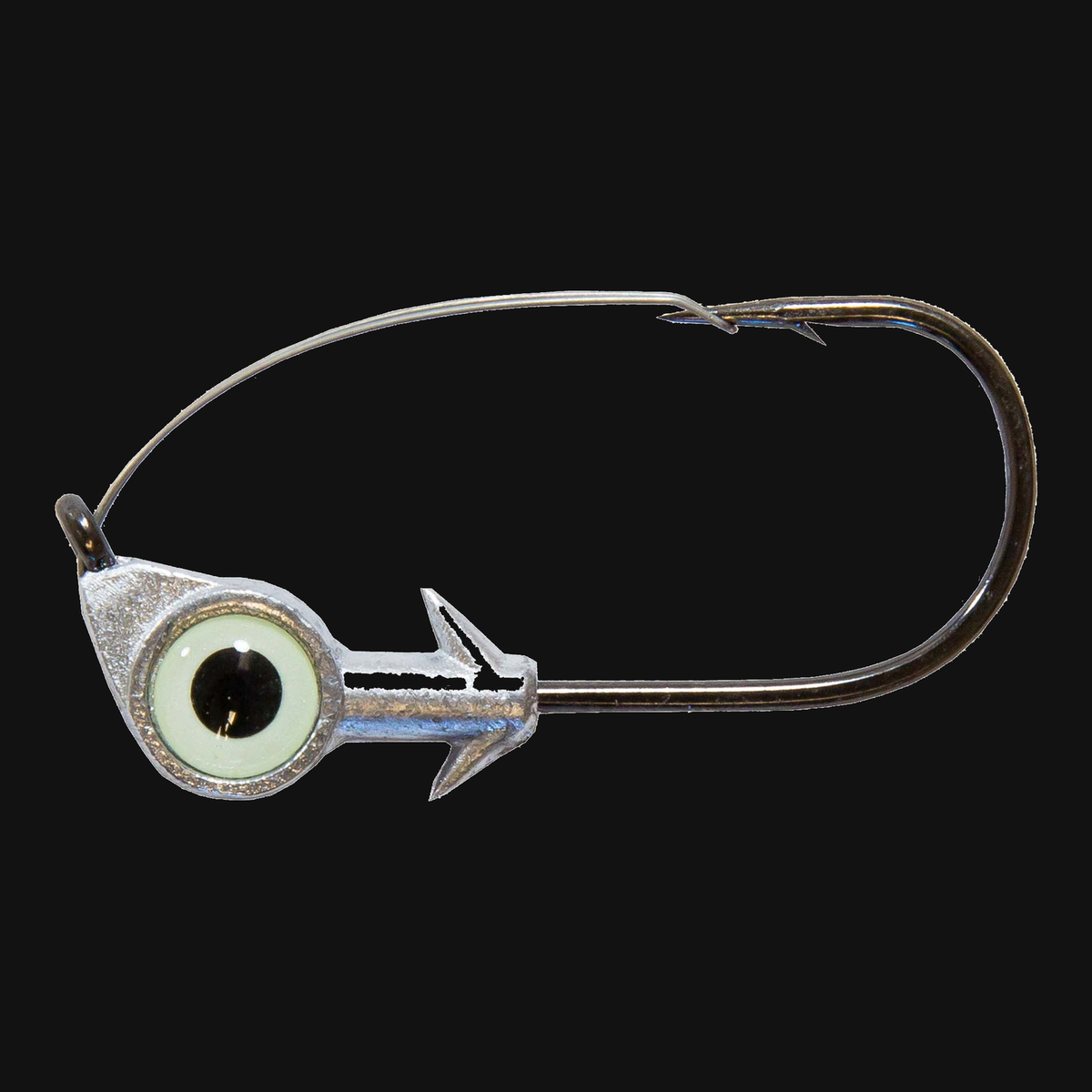 Z-Man Weedless Eye™ Jigheads, 1/4 oz (3-pack) / Glow