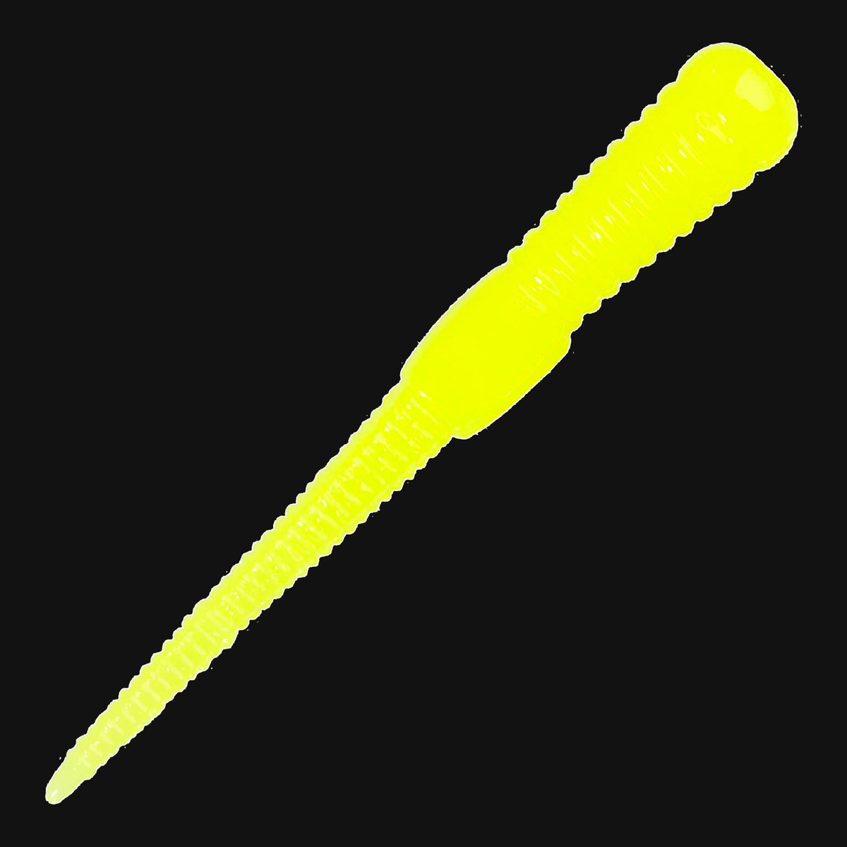 Z-Man Micro WormZ 2-inch micro finesse worm in Hot Chartreuse