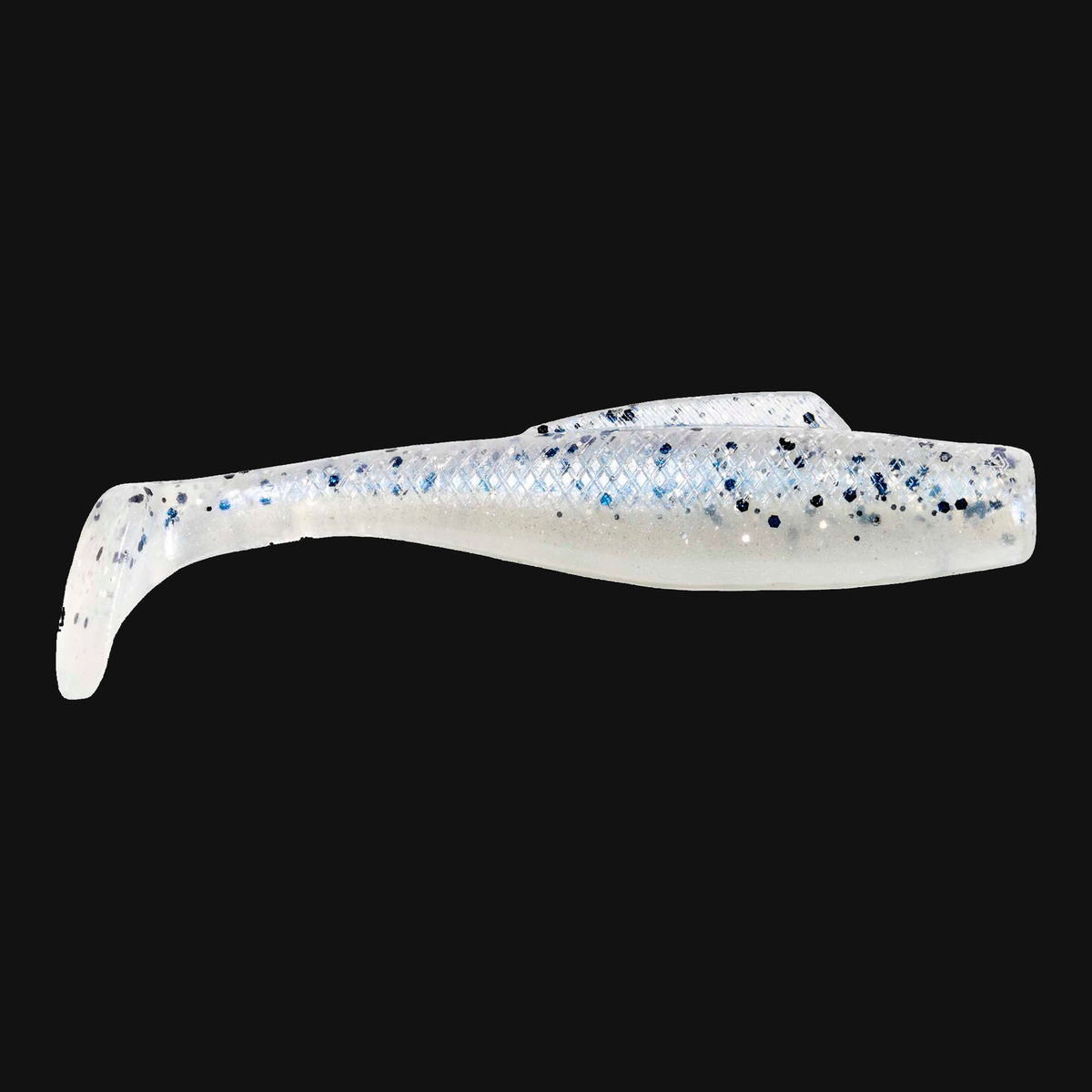 Z-Man MinnowZ in Pearl Blue Glimmer, paddle tail swimbait