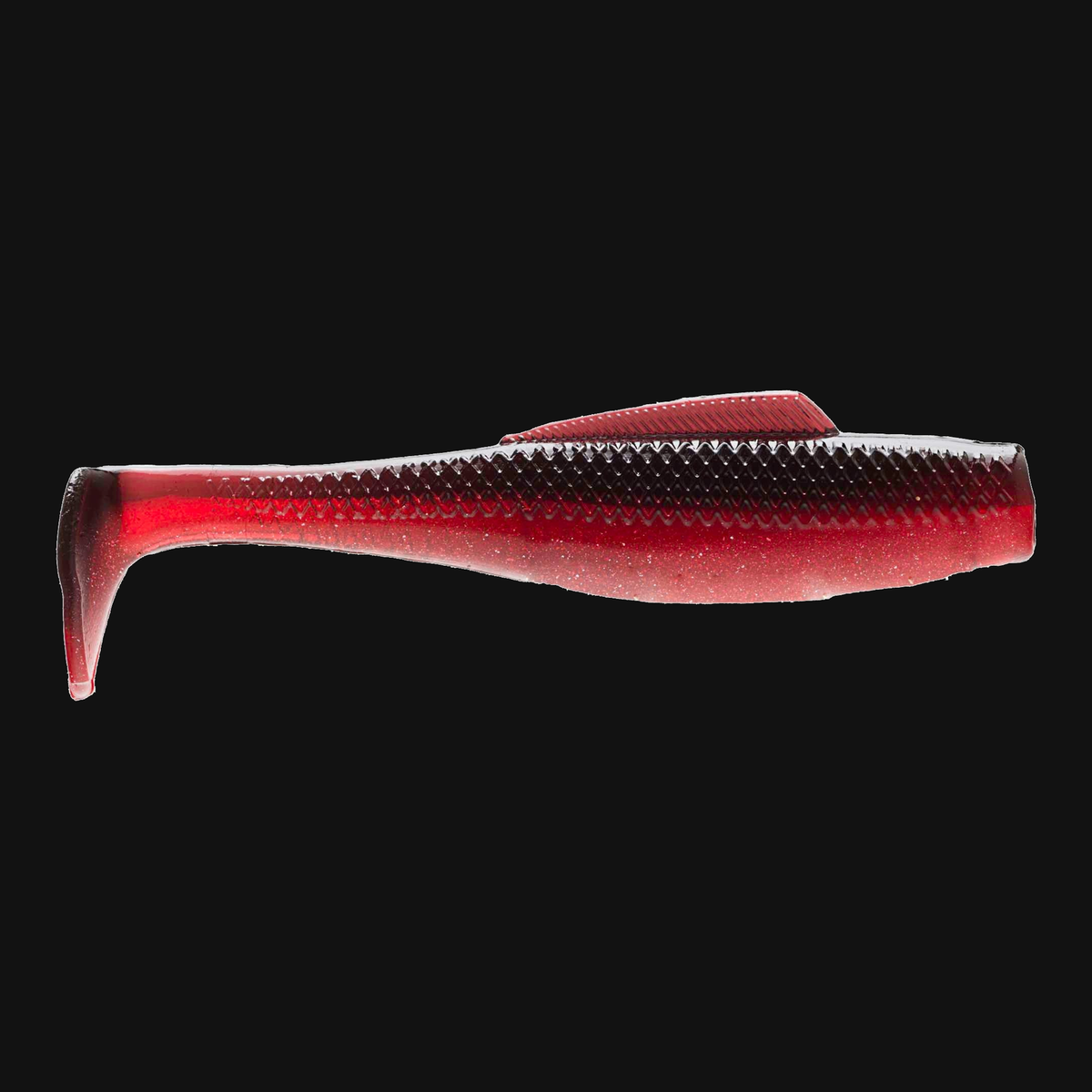 Z-Man MinnowZ in Red Shad, paddle tail swimbait