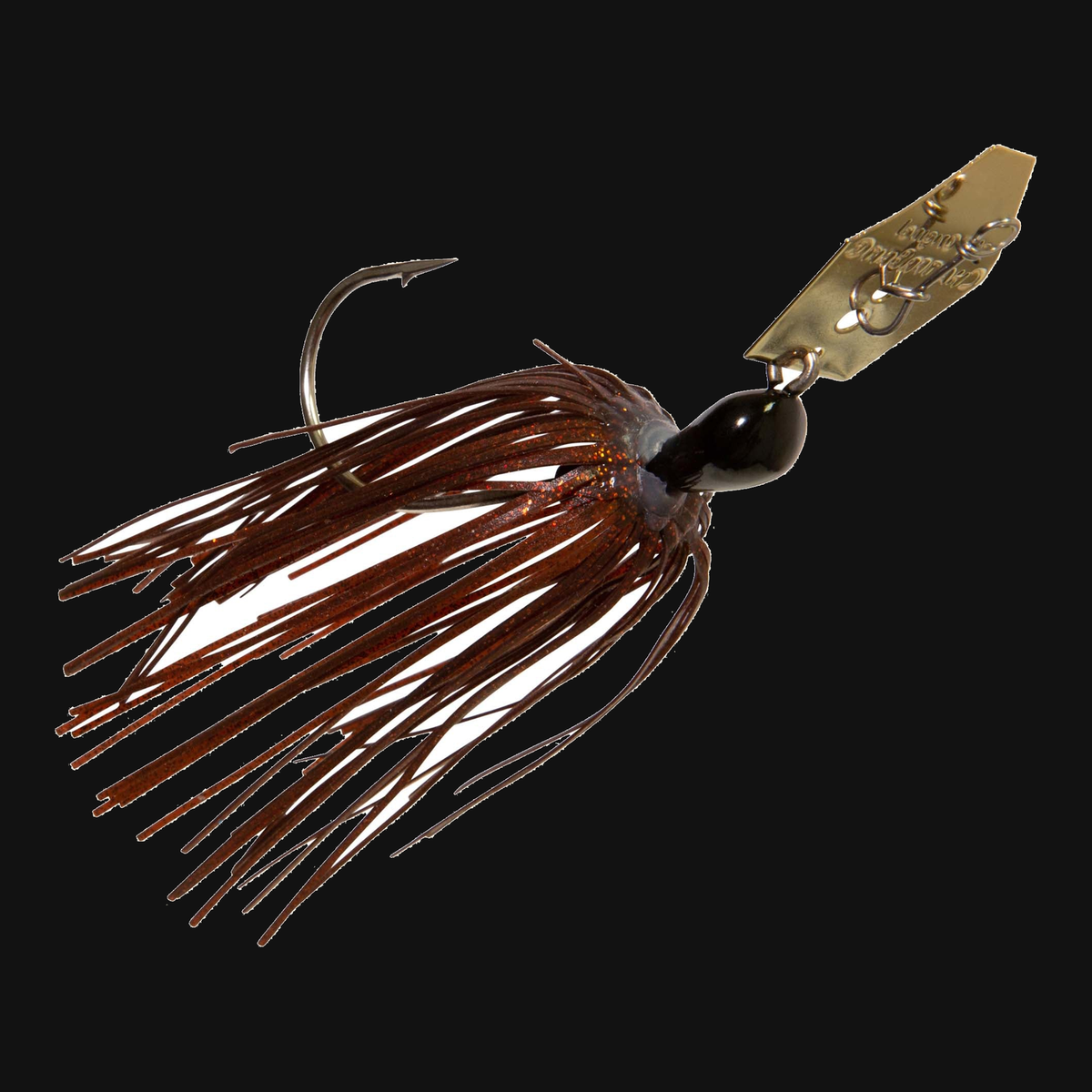 Z-Man Original ChatterBait 1/2-ounce bladed jig in Brown/Black
