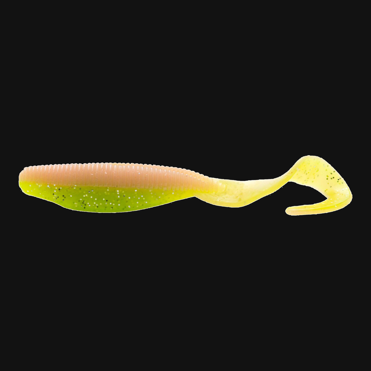Z-Man Scented Curly TailZ 4-inch bait in Electric Chicken