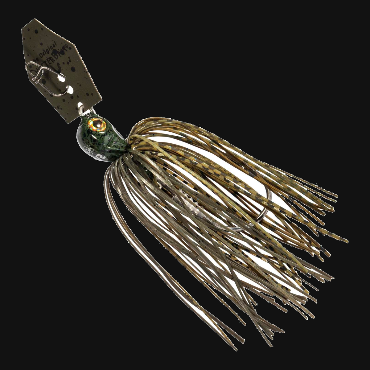 Z-Man Tungsten ChatterBait Elite EVO 1/2-ounce bladed jig in Green Pumpkin